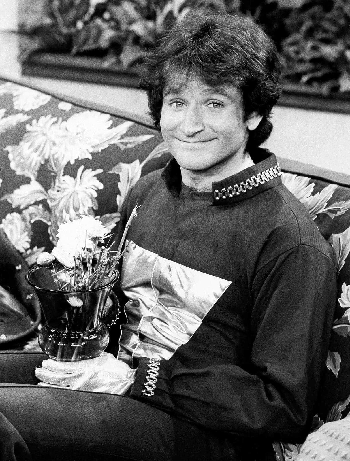 Robin Williams como Mork en la serie Mork & Mindy, 1978