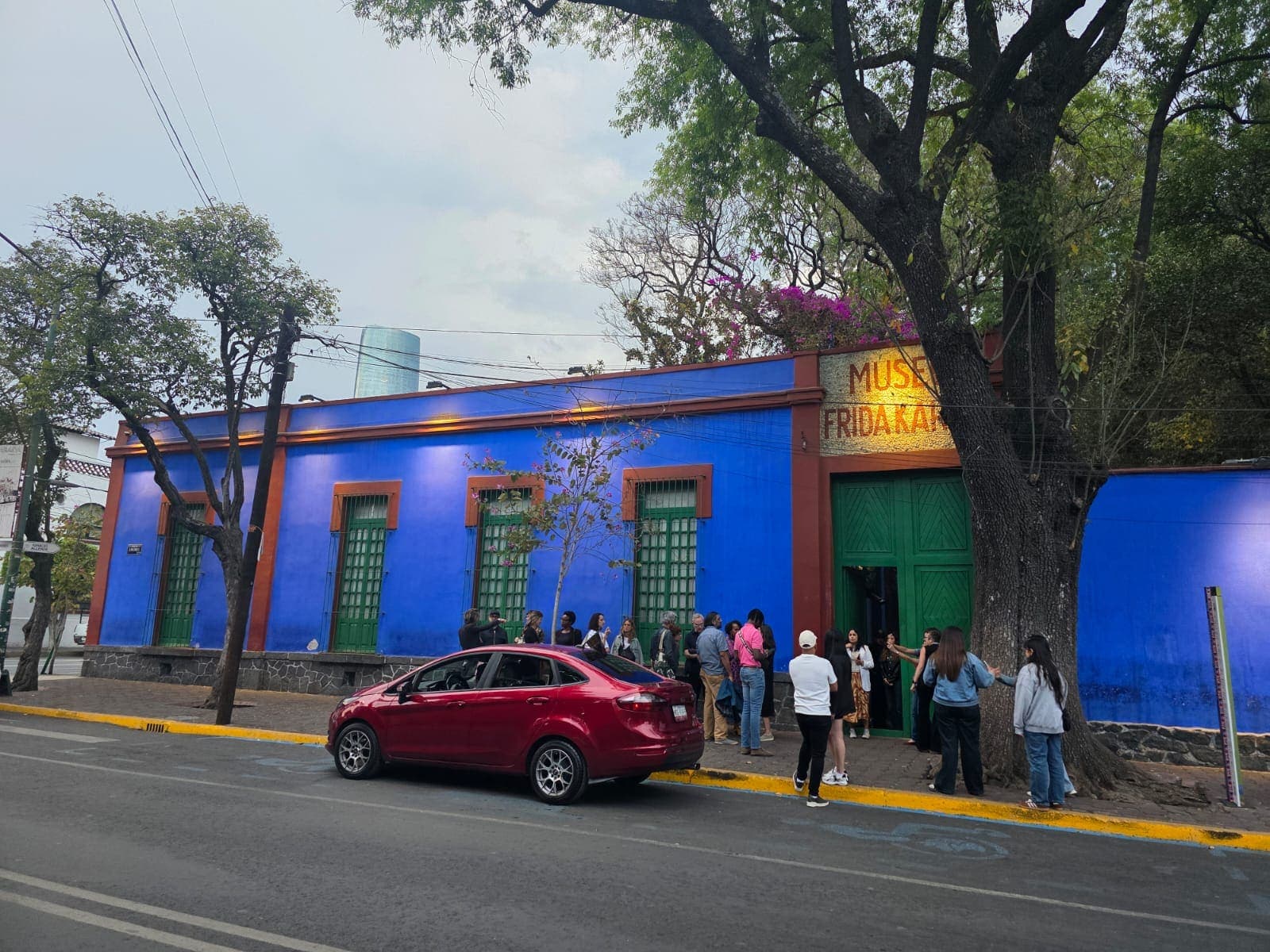 Patio de la Casa Azul, hoy Museo Frida Kahlo, en Coyoacán