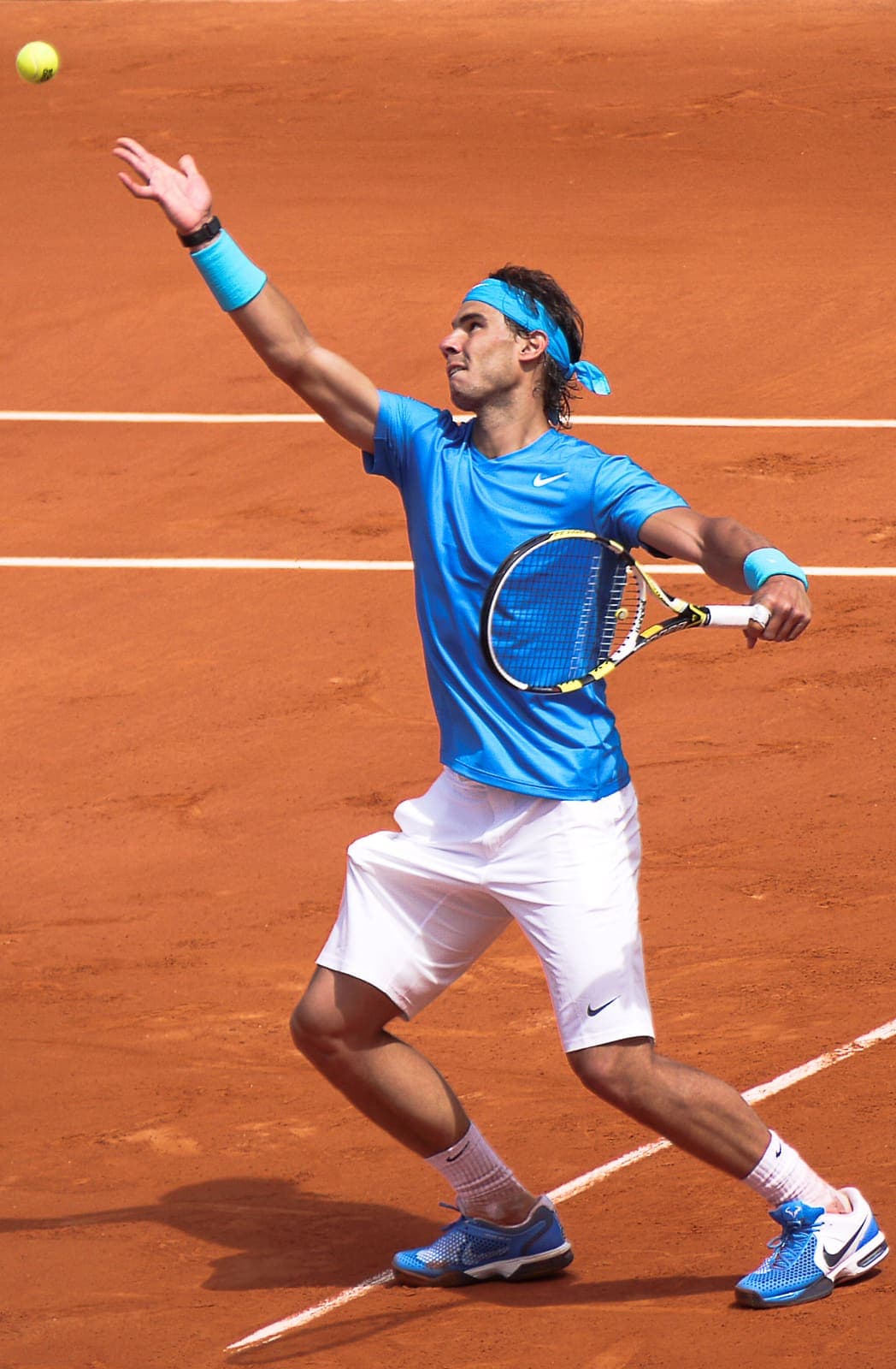 Nadal durante Roland Garros 2011